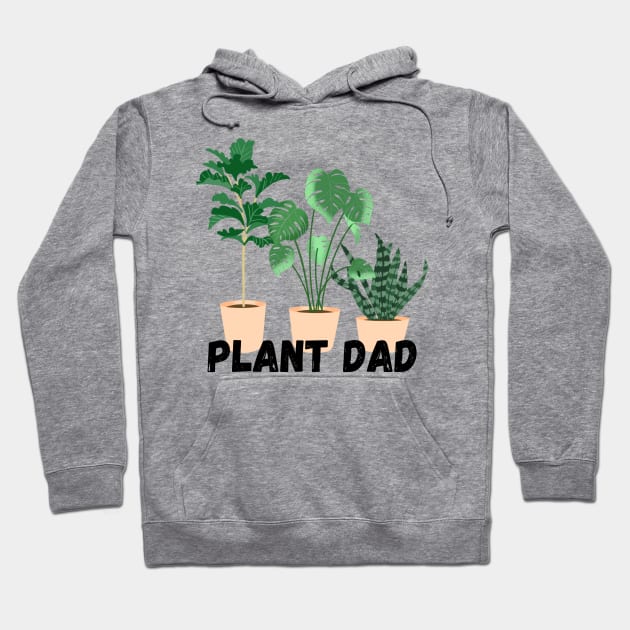 Plant Dad Hoodie by NatureGlow